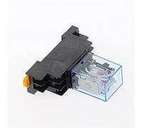 AXZWCEIGZ Relay AC/DC110V 220V 12V 24V Relay Coil General DPDT Micro Mini Electromagnetic Relay Switch with Socket Base LED MY2P HH52P MY2NJ(AC 380V)