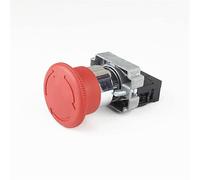 AXZWCEIGZ Switch XB2 Similar Emergency Stop Push Button Switch Dia.22mm E-Stop Switch Head Size 30mm/40mm/60mm 10A 600V -(40mm head,2NC)