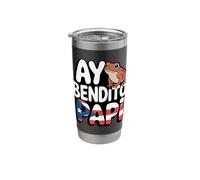 Ay Bendito Papi Coqui Frog Puerto Rico Boricua Puerto Rican Stainless Steel Insulated Tumbler