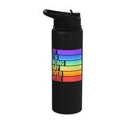Ay I'm Being Gay Over Here Stainless Steel Insulated Water Bottle