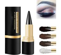 Ay-ky Long Wear Gel Eyeliner,Black Brown Silver Gray Gel Eyeliner Pencil,Long Wear Gel Eyeliner,Smooth Matte Coffee Eye-liner Pencil Tattoo Eyeliner Pen Makeup Eye-liners (04#)