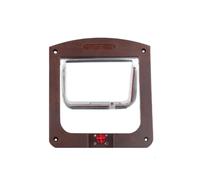 Ay Locking Pet Door for Large Dogs and Cats | Weatherproof Flap for Interior and Exterior Installation on Wooden for Cats & Doggie(Color 14)