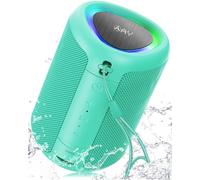 AY Portable Bluetooth Speaker with Lights, Powerful Crystal Clear Sound, IPX5 Waterproof, All Day Playtime, AUX&TF-Card Input, Bluetooth 5.3, TWS Paring, Small Wireless Speaker for Outdoor, Gift Ideas