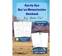 Aya by Aya Quran Memorization Notebook for Juz Amma: Journal Sized, 30 Lessons