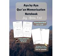 Aya by Aya Quran Memorization Notebook for Juz 'Amma: School Book Sized, 30 Lessons