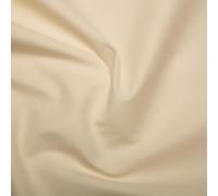 Aya Fashion Plain 100% Cotton Fabric Durable & Breathable Dressmaking Material 60 Square 135GSM | 142cm 56" Wide for Sewing Clothing & DIY Crafts - Cream (Sold by 1 Meter)