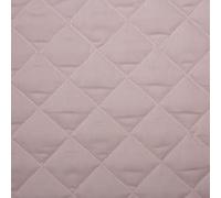 Aya Fashion Quilted Polycotton Fabric 2oz Poly Wadding with White Nylon Backing for Quilting Projects Jackets & Padded Clothing - Pale Pink (Sold by 1 Meter)