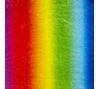 AYA Fashion Rainbow Stripe Anti-Pill Polar Cuddle Fleece Fabric Super Soft Handle Quick Drying Material 280GSM 60" Wide | Sold by 1 Meter