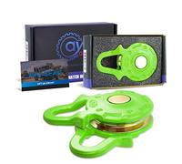 AyA Gear Multi-Function Premium Snatch Blocks 66,000 lbs (30Ton) Break Strength | Heave Duty Vehicle Recovery Gear, for Steel Wire Cable or Synthetic Rope and Soft Shackles(Green)
