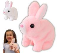 Ayaafa Plush Interactive Bunny Toy Figures, Realistic Lifelike Design