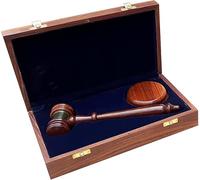 AYAANS Exquisite Wooden Gavel Judge's Personalized Gavel Premium Handcrafted Justice Gavels Wooden Gavel and Sound Block for Lawyers and Courtroom Judges Blue Theme (Box 2) by AYAANS.