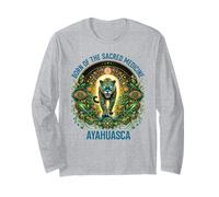 Ayahuasca Psychedelic Born of Scared Medicine Ayahuasca Long Sleeve T-Shirt