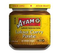 AYAM Laksa Curry Paste - 100% Natural Ingredients - Malaysian Great Flavours - Mild Flavour - Easy and Quick Home Cooking - Gluten-Free - Dairy-Free - Non-GMO, No MSG, No Preservatives - 185g