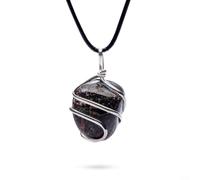 Ayana Crystals Garnet Tumbled Pendant Necklace - Handcrafted with Ethically Sourced Genuine Garnet Stones, January Birthstone Necklace, Spiritual and Emotional Benefits, Chakra Balancing, for Women