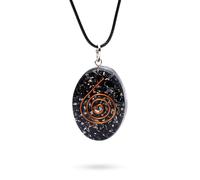 Ayana Crystals Orgonite Pendant Necklace - Handmade Piezo Electric Black Tourmaline Crystal for Grounding & Protection, Chakra Jewelry for Libra & Scorpio, Ethically Sourced, 1 Count (Pack of 1
