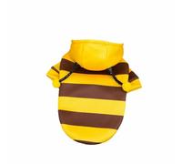 AYANCAI Dog Jacket Clothes Autumn And Winter Small Puppy Cat Pet Sweatshirt Bee Transformation Outfit-yellow-l