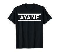 Ayane Hepburn Type Names Under Ayane Ayane Roman Alphabet Name Engraved Name Latin Letters Spell T-Shirt