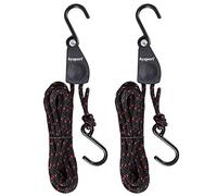 Ayaport Kayak Rope Tie Down 14ft Ratchet Straps Bow and Stern Ratcheting Tie Downs Rope Hanger Kayak and Canoe Accessories (1/4" x14ft)