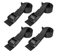 Ayaport Lashing Straps with Buckles Adjustable Cam Buckle Tie Down Cinch Strap for Packing Black 4 Pack