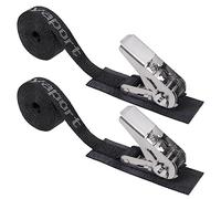 Ayaport Stainless Steel Ratchet Tie Down Straps Endless 12' Heavy Duty Boat Tie Downs Boat Accessories Pack of 2…