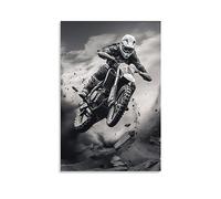 AYAROS Vintage Motocross Art Poster Prints Modern Sports Motorcycle Racing Fashion Canvas Wall Decor Artwork for Home Office