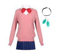Ayase Momo Cosplay Costume Earrings Choker Anime Uniform Dress | Ear clips, Role Play Halloween, Outfit Suits Accessories, Women Girl, Sailor School Uniform, Carnival Party, S-XXL