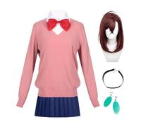 Ayase Momo Cosplay Costume Earrings Choker Anime Uniform Dress | Ear clips, Role Play Halloween, Outfit Suits Accessories, Women Girl, Sailor School Uniform, Carnival Party, S-XXL