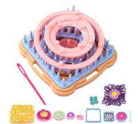 Ayasee Flower Loom, Flower Knitting Weaving Loom Kit, Frame Looms, Knitting Wool, Round/Square Knitting Looms Craft Kit (Flower Maker)