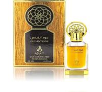Ayat Perfume | Oud Intense Perfume Oil | 12ml Alcohol-Free Unisex Fragrance | Luxurious Honey, Intense, and Oud Fragrance with Cedarwood and Vanilla | Arabic Perfume Oil for Men and Women