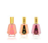 AYAT PERFUMES - 3 Perfume Gift Set - Moments, Oud Cerise & Oud Rose Eau de Parfum - 3x50ml - Women's & Unisex - Oriental Fragrance from Dubai - Long-Lasting - Gift Idea