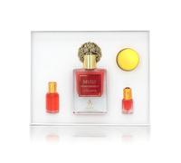 Ayat Perfumes - Prestige Complete Set Musk Collection - Eau de Parfum 50ml, Musk 5ml, Perfumed Oils 12ml & Vaselin 18g - Dubai Fragrance (Musk Pomegranate Box)