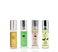 Ayat Perfumes - Set of 4 Scented Oils 5ml - Choco Musk Vanilla, Pistachio, Marshmallow & Cup Cake - Dubai Fragrance - Mixed - Long Lasting