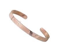 Ayatul Kursi Bracelet Islamic Quranic Surah Bracelet Bangle for Men Women Islamic Gift for her/him (Rose Gold)