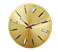 AYAUPGVQVC 29mm Raised Scale Watch Dail + Lightning Bolt Hands Set Green Luminous for 8215/8200/ 8205/ 821A /2813/3804 Movement Watch Face(A4)