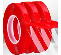 AYAZER 300cm Transparent Silicone Double Sided Tape Sticker for Car High Strength High Strength No Traces Adhesive Sticker Living Goods (Color : 3 Meters, Size : 12mm)