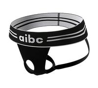 AYAZER Men Panties Sexy Cockring Underwear Jockstrap Man Penis Hole Pouch Silicone Ring Underpants Cotton Thongs G String-black-XL(30.70-33.07inch)