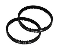 AYBAL HTD186-3M V-Belt, 2PCS, Compatible with Karcher FC3, FC5 Hard Floor Cleaners, 6x186x62mm, 30mm Pitch, AYBAL 2PCS Toothed Belt Drive