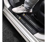 AYBEN 4 pcs Carbon Fiber Car Door Sill Protector, for Smart Fortwo Forfour 453 451 450 Protector Decoration Accessories Threshold Protective Stickers