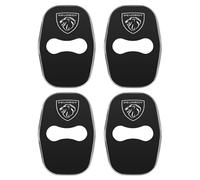 AYBEN 4-Piece Car Door Lock Cover, for Peugeot 208 2020-2024 Car Door Lock Decorative Cover, Door Lock Protection, Sports Accessories,B