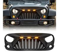 AYBEN Car Front Grill, For JEEP Wrangler JK 2007-2017 Bumper Radiator Grilles, Car Mesh Racing Grille Body Styling Accessories