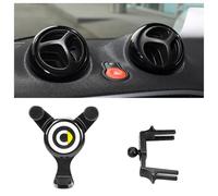 AYBEN Car Phone Holder, for Smart Fortwo Forfour 453 451 450 Hook Clip Air Vent Car Mount 360° Rotation Mobile Phone Mount,B