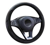 AYBEN Car Steering Wheel Cover, for Alfa Romeo Giulietta Giulia Mito Stelvio GT 147 156 159 166 166 Soft Anti-Slip Breathable Car Steering Wheel, Interior Fittings,A/Black