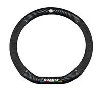 AYBEN Car Steering Wheel Cover, for Suzuki S-Cross 2014-2024 Soft Anti-Slip Breathable Car Steering Wheel, Interior Fittings,D-Black