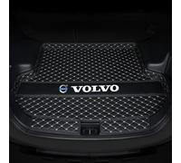 AYBEN Car Trunk Mats, For Volvo XC90 7-seater 2015-2021 Leather Car Boot Liner Mat, Waterproof Rear Trunk Protector Mat Scratch Proof Carpets,B