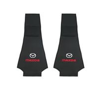 AYBEN Cotton Car Headrest Cover for Mazda CX30 CX-30 2019-2023 2024, Dustproof Washable Car Neck Pillow Protector Pad Accessories, Black, 2-pcs
