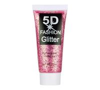 AYBUY Body Glitter Gel, 25ml Fine Face Glitter Gel Holographic Mermaid Sequins Sparkling Festival Party Lotion for Face, Eye, Hair, Nail Makeup and DIY Art (Pink)