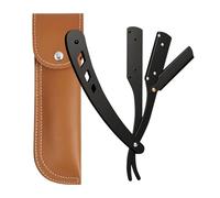 AYBUY Cut Throat Razors, Mens Straight Razor for Moustache and Beard (B)