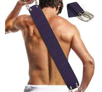 AYBUY Exfoliating Back Scrubber for Shower, 37 Inches Back Washer with Handles, Body Exfoliator Bath Tool for Women and Men, Exfoliate Washcloth to Scrub Your Body Deeply for Exfoliation