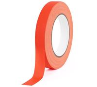 AYBUY Neon Gaffer Cloth Tape, Fluorescent Colors Pro Gaff Tape, Red | Adhesive Decorative Tapes, 19mm x 25m, for Glow Party Stage Decorations, Coding Floors Marking, UV Party