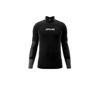 AYCANE Blade Ice Hockey Base Layer Black with A6 Cut Protection for Neck & Wrists, Long Sleeve, Silicone Grip, BNQ (Men, M)